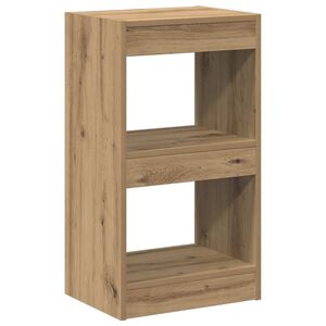 vidaXL Book Cabinet/Room Divider Artisan Oak 40x30x72 cm