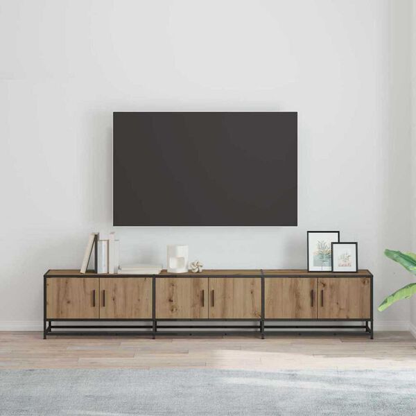 vidaXL TV Units 2 pcs Artisan Oak 210 x 35 x 41 cm Engineered wood