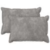 vidaXL Cushion Cover 2 pcs HOUTEN Light Grey 30 x 50 cm