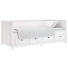 vidaXL Day Bed without Mattress White 75x190 cm Small Single Solid Wood Pine