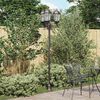 vidaXL Garden Light Post Bronze Aluminium and Glass