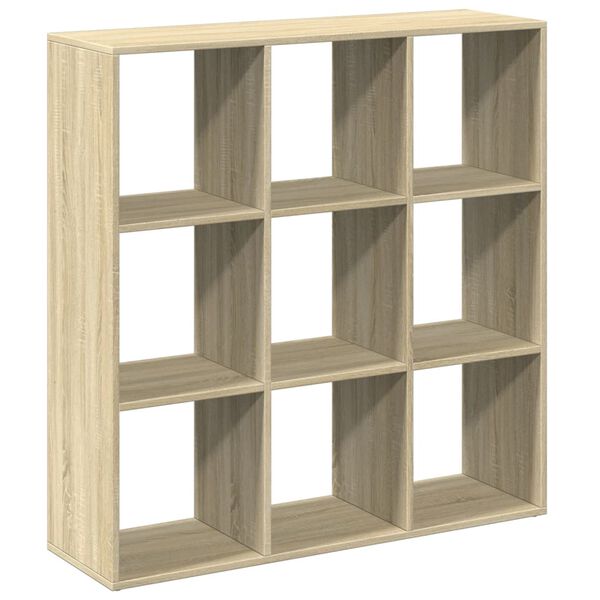 vidaXL Room Divider Bookcase Sonoma Oak 102x29x103.5 cm Engineered Wood