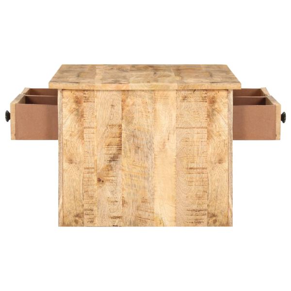 vidaXL Coffee Table 88x50x38 cm Rough Mango Wood