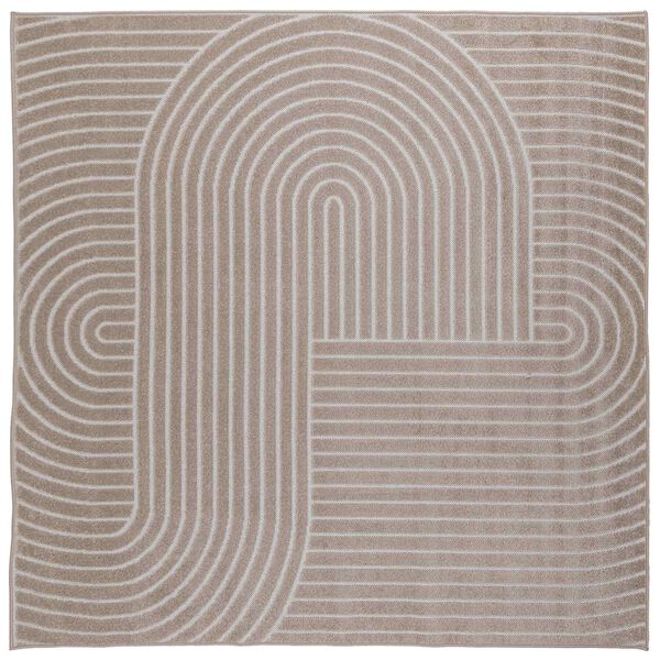 vidaXL Area Rugs Square Beige 200 x 200 cm