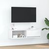 vidaXL TV Cabinet White 100x31x25.5 cm Engineered Wood