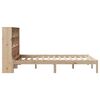 vidaXL Bookcase Bed without Mattress 160x200 cm Solid Wood Pine