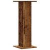 vidaXL Plant Stands 2 pcs Old Wood 30x30x80 cm Engineered Wood