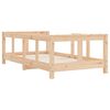 vidaXL Kids Bed Frame 70x140 cm Solid Wood Pine