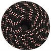 vidaXL Boat Rope Black 12 mm 100 m Polypropylene