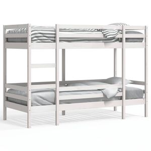 vidaXL Bunk Bed without Mattress White 80x200 cm Solid Wood Pine