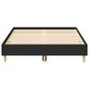 vidaXL Bed Frame No Mattress Black 120x200 cm Engineered Wood