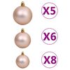 vidaXL Artificial Half Pre-lit Christmas Tree with Ball Set Green 120 cm
