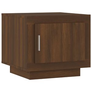 vidaXL Coffee Table Brown Oak 51x50x45 cm Engineered Wood