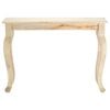 vidaXL Console Table 110x35x77 cm Solid Mango Wood