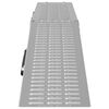vidaXL Loading Ramp Folding Silver 186 x 23 x 4.5 cm Galvanised Steel