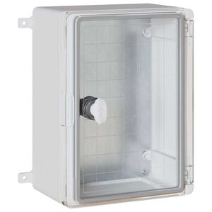 vidaXL Control Cabinet Grey 28 x 13 x 28 cm ABS Plastic
