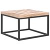 vidaXL Coffee Table 50x50x33,5 cm Solid Wood