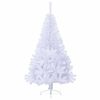 vidaXL Artificial Christmas Tree with Stand White 150 cm PVC and Steel