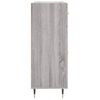 vidaXL Sideboard Grey Sonoma 69.5x34x90 cm Engineered Wood