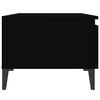 vidaXL Side Table Black 50x46x35 cm Engineered Wood