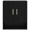 vidaXL Wall Cabinet Black Oak 60 x 31 x 70 cm Engineered Wood