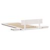 vidaXL Bed Frame White 90 x 200 cm Wood