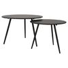 Lesli Living Side Table Rafael 60x41 cm Black