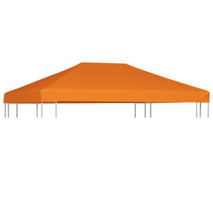vidaXL Gazebo Top Cover 310 g/m&sup2; 4x3 m Orange
