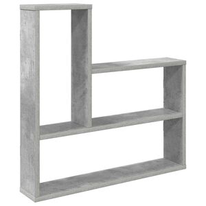 vidaXL Wall Shelf Concrete Grey 60 x 11 x 60 cm Engineered Wood