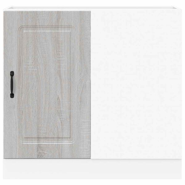 vidaXL Kitchen Base Cabinet Kalmar Grey Sonoma Engineered Wood