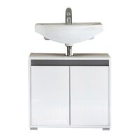 Trendteam Color Sink Vanity Unit Sol White