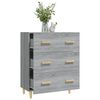 vidaXL Sideboard Grey Sonoma 70x34x90 cm Engineered Wood