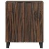 vidaXL Sideboard Walnut 60 x 33.5 x 75 cm Solid Mango Wood
