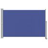 vidaXL Patio Retractable Side Awning 160x300 cm Blue
