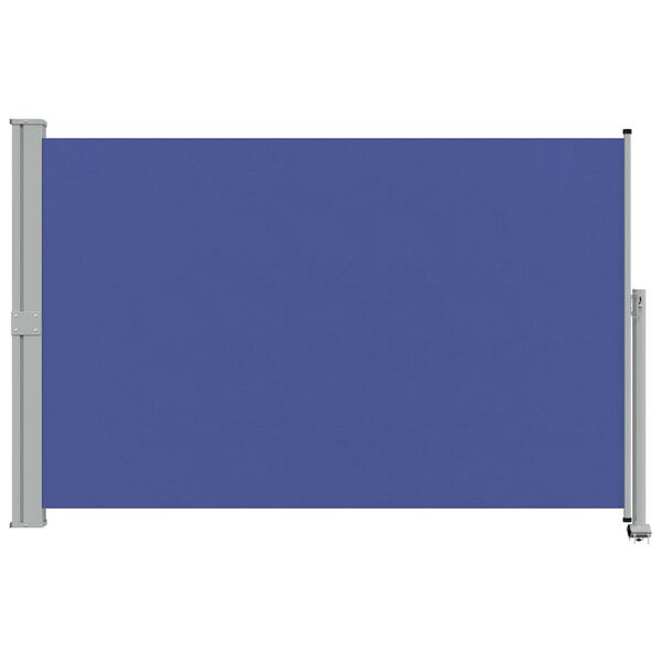 vidaXL Patio Retractable Side Awning 160x300 cm Blue