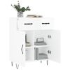 vidaXL Sideboard High Gloss White 69.5x34x90 cm Engineered Wood