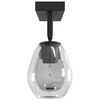 vidaXL Ceiling Spotlight Black 54 x 13 x 26 cm Glass and metal