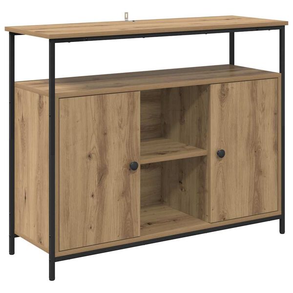 vidaXL Sideboard Artisan Oak 100 x 35 x 80 cm Engineered Wood