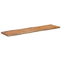 vidaXL Table Top 160x40x2.5 cm Rectangular Solid Wood Acacia Live Edge