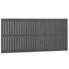 vidaXL Wall Headboard Grey 185x3x90 cm Solid Wood Pine