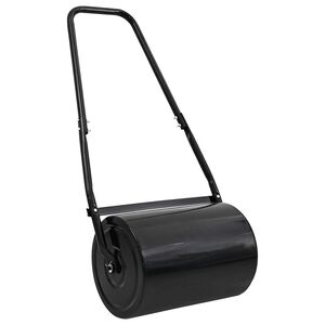 vidaXL Garden Lawn Roller Black 110 x 52 cm Iron
