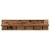 vidaXL Wall-Mounted Coat Rack Wall-mounted Old Wood 80 x 10.5 x 18 cm
