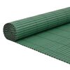 vidaXL Garden Fence Double-Sided Green 1,8x3 m PVC