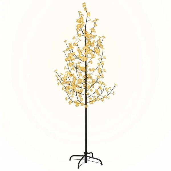 vidaXL Cherry Blossom LED Tree Warm White 220 LEDs 220 cm