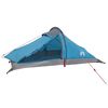 vidaXL Backpacking Tent Blue 2-Person 185T Polyester with PU Coating