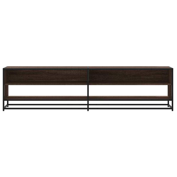 vidaXL TV Cabinet Brown Oak 180.5x40x46 cm Engineered Wood