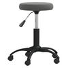 vidaXL Office Swivel Chair Dark Grey Velvet