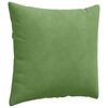 vidaXL Sofa Pillows 2 pcs Light Green 50 x 50 cm Corduroy Fabric