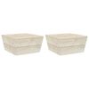 vidaXL Garden Tables 2 pcs 60x60x30 cm Impregnated Spruce Wood