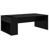 vidaXL Coffee Table Black Oak 95 x 50 x 34 cm Engineered Wood